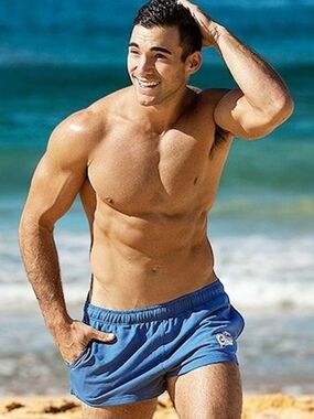 AussieBum Classic Training shorts Joey Sports Men's Short Blue S